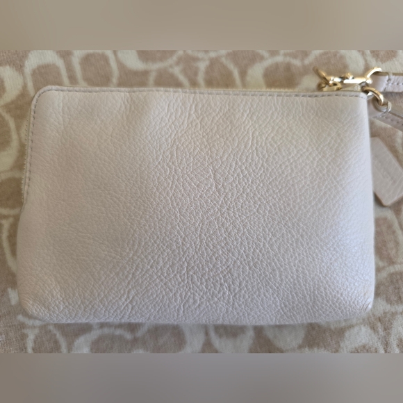 Coach Bundle Set Scarf-Pebble Leather Double Wristlet-Watch-Mirror Leather Case - Picture 5 of 15